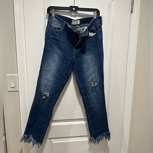 Free People Frayed Jeans